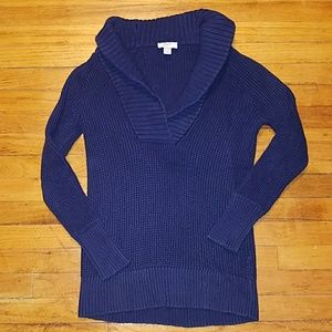 Loft Navy Blue Sweater, size: M